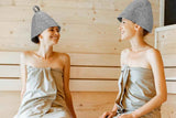 Darrahopens Outdoor Recreation > Camping > Tents 2-Pack Felt Sauna Hats - Quick Dry Bath Caps for Spa & Swimming (23x25cm)