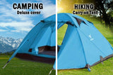 Darrahopens Outdoor Recreation > Camping > Tents 2 Person Portable Outdoor Lightweight Cycling Hiking Backpacking Camping Waterproof Tent - Blue
