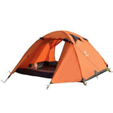 Darrahopens Outdoor Recreation > Camping > Tents 2 Person Portable Outdoor Lightweight Cycling Hiking Backpacking Camping Waterproof Tent - Orange