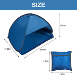 Darrahopens Outdoor Recreation > Camping > Tents Beach Shelter Blue Portable Pop-up Tent Anti-UV Windproof for Small Pets Dogs Cats