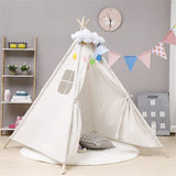 Darrahopens Outdoor Recreation > Camping > Tents Folding Kids Tent Wigwam Teepee Childrens Play House Indoor Outdoor Girls Boys