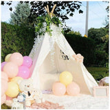Darrahopens Outdoor Recreation > Camping > Tents Folding Kids Tent Wigwam Teepee Childrens Play House Indoor Outdoor Girls Boys