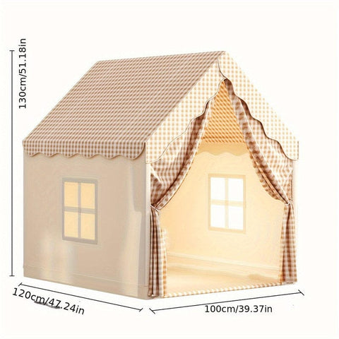 Darrahopens Outdoor Recreation > Camping > Tents Kids Castle Play Tent Indoor Pretend Playhouse