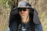 Darrahopens Outdoor Recreation > Camping > Tents Outdoor Wide Brim Sun Hat With 2 Solar Fans Fishing And Beach Hat With Built In Fan -Dark Grey