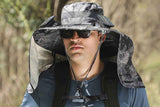 Darrahopens Outdoor Recreation > Camping > Tents Outdoor Wide Brim Sun Hat With 2 Solar Fans Fishing And Beach Hat With Built In Fan -Patterned Grey