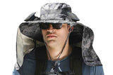 Darrahopens Outdoor Recreation > Camping > Tents Outdoor Wide Brim Sun Hat With 2 Solar Fans Fishing And Beach Hat With Built In Fan -Patterned Grey