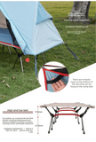 Darrahopens Outdoor Recreation > Camping > Tents Single Person Off-Ground Camping Tent Portable Folding Bed Cover with Mosquito Net UV-Resistant Fishing Tent Black