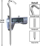Darrahopens Outdoor Recreation > Camping > Tents Tent peg - 8 cm / 7 inch - Metal aluminum awning peg - Camping peg Tent anchor - Silver