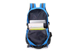 Darrahopens Outdoor Recreation > Camping > Tents Water-resistant Hiking Backpack Travel Camping Nylon Outdoor Bag for Men and Women -Blue