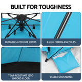 Darrahopens Outdoor Recreation > Camping > Tents Weisshorn Beach Tent 3-4 Person Pop Up Sun Shade UPF 50 Automatic Outdoor Blue In Australia - Darrahopens