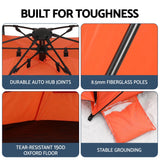 Darrahopens Outdoor Recreation > Camping > Tents Weisshorn Beach Tent 3-4 Person Pop Up Sun Shade UPF 50 Automatic Outdoor Orange In Australia - Darrahopens