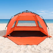 Darrahopens Outdoor Recreation > Camping > Tents Weisshorn Beach Tent 3-4 Person Pop Up Sun Shade UPF 50 Automatic Outdoor Orange In Australia - Darrahopens