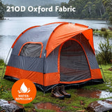 Darrahopens Outdoor Recreation > Camping > Tents Weisshorn Camping Tent SUV Family Camping Car Tent 6-8 Person 250cm Orange In Australia - Darrahopens