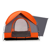 Darrahopens Outdoor Recreation > Camping > Tents Weisshorn Camping Tent SUV Family Camping Car Tent 6-8 Person 250cm Orange In Australia - Darrahopens