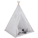 Darrahopens Outdoor Recreation > Camping > Tents Xxl Kids Play Teepee Tent Indoor Boho Tent Foldable Tipi With Window/Pompom/Mat