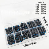 Darrahopens Outdoor Recreation > Fishing > Fishing Tackle 100pcs Graduated Soft Core Fishing Lead Sinkers Quick Drop Weights Tackle Set