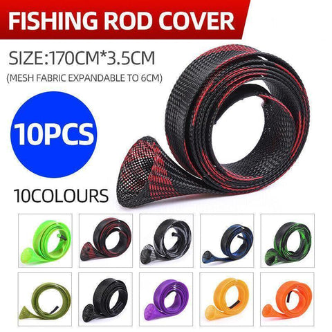 Darrahopens Outdoor Recreation > Fishing > Fishing Tackle 10Pcs 170cm Protective Fishing Rod Cover Sleeve Socks