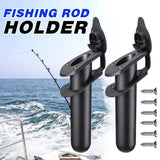 Darrahopens Outdoor Recreation > Fishing > Fishing Tackle 2Pcs With Cap Cover Fishing Boat Rod Holder For Kayak Pole Bracket Flush Mount