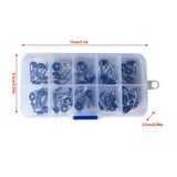 Darrahopens Outdoor Recreation > Fishing > Fishing Tackle 50pcs Fishing Rod Guide Tip Repair Kit Set Rings Guide Replacement Parts Tools
