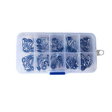 Darrahopens Outdoor Recreation > Fishing > Fishing Tackle 50pcs Fishing Rod Guide Tip Repair Kit Set Rings Guide Replacement Parts Tools