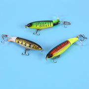 Darrahopens Outdoor Recreation > Fishing > Fishing Tackle 8pcs Whopper Plopper 11cm 15g Floating Popper Fishing Lure Artificial Hard Bait Wobbler Rotating Ta