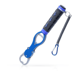 Darrahopens Outdoor Recreation > Fishing > Fishing Tackle Aluminum Alloy Fish Control & Weighing Tool – Curved Jaw Anti-slip Lock, 18KG Instant Reading Scale(BLUE)