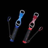 Darrahopens Outdoor Recreation > Fishing > Fishing Tackle Aluminum Alloy Fish Control & Weighing Tool – Curved Jaw Anti-slip Lock, 18KG Instant Reading Scale（red)