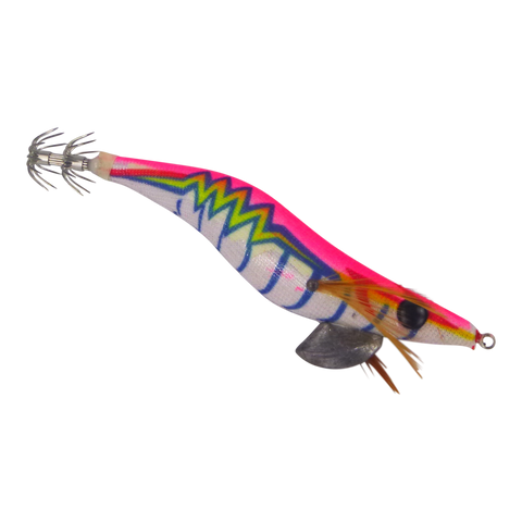 Darrahopens Outdoor Recreation > Fishing > Fishing Tackle Finesse Rumoika Squid Jig, Pink Neon, size 3.5, 2 pack