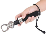 Darrahopens Outdoor Recreation > Fishing > Fishing Tackle Fish Lip Gripper with Weight Scale and Measuring Tape Fish Scales Grip Grabber Professional Fish Holder Stainless Steel Fish Lip Grabber Fish Lip Grip Tool