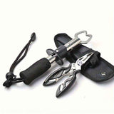 Darrahopens Outdoor Recreation > Fishing > Fishing Tackle Fishing Tool Kit, Fish Gripper Stainless Steel Fish Plier with Carry Bag for Fresh and Saltwater Fishing