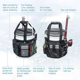 Darrahopens Outdoor Recreation > Fishing > Fishing Tackle Multi-Functional Tactical Fishing Bucket Backpack, Waterproof Large Capacity, Built-in Livewell, All Gear Storage in One Bag