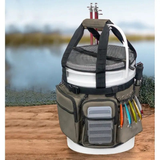 Darrahopens Outdoor Recreation > Fishing > Fishing Tackle Multi-Functional Tactical Fishing Bucket Backpack, Waterproof Large Capacity, Built-in Livewell, All Gear Storage in One Bag