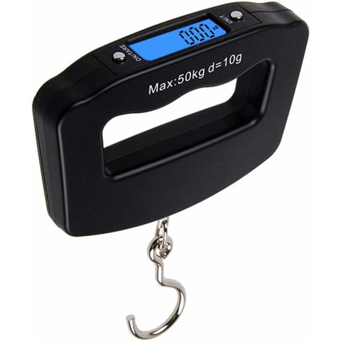 Darrahopens Outdoor Recreation > Fishing > Fishing Tackle Portable Digital Hanging Weighing Scales For Fishing Travel Luggage Suitcase Parcel Household Outdoor 110 Lbs/50 Kg