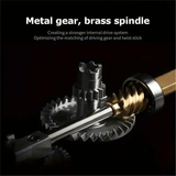 Darrahopens Outdoor Recreation > Fishing > Fishing Tackle Spinning Reel Fishing Reel, Metal Spool, Metal Handle, 5.2:1 Gear Ratio, 10KG Drag, Smooth and Sensitive Line Output, Left/Right Hand Interchangeable, Rotating Fishing Reel, Suitable for Freshwater and Saltwater(HE5000)