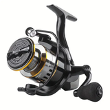 Darrahopens Outdoor Recreation > Fishing > Fishing Tackle Spinning Reel Fishing Reel, Metal Spool, Metal Handle, 5.2:1 Gear Ratio, 10KG Drag, Smooth and Sensitive Line Output, Left/Right Hand Interchangeable, Rotating Fishing Reel, Suitable for Freshwater and Saltwater（HE1000)
