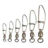 Darrahopens Outdoor Recreation > Fishing > Fishing Tackle Swimerz HD Ball Bearing Swivels with Crosslock Snap, Size 7, 10 pack