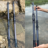 Darrahopens Outdoor Recreation > Fishing > Fishing Tackle Ultra-hard carbon fiber fishing rod 3m, with anti-slip handle and metal ground inserts - suitable for sea rock fishing, surfing casting and long-range casting
