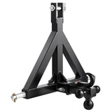 Darrahopens Outdoor Recreation > Fishing > Fishing Tackle VEVOR 3 Point Trailer Hitch 2 in Receiver, 3pt Quick Hitch Attachment with 3 Trailer Balls, Tractor Tow Drawbar Adapter, Compatible with Kubota, Mahindra, Ford, Yanmar, John Deere, Massey Ferguson