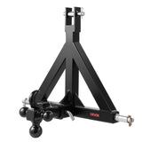 Darrahopens Outdoor Recreation > Fishing > Fishing Tackle VEVOR 3 Point Trailer Hitch 2 in Receiver, 3pt Quick Hitch Attachment with 3 Trailer Balls, Tractor Tow Drawbar Adapter, Compatible with Kubota, Mahindra, Ford, Yanmar, John Deere, Massey Ferguson