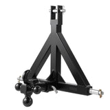 Darrahopens Outdoor Recreation > Fishing > Fishing Tackle VEVOR 3 Point Trailer Hitch 2 in Receiver, 3pt Quick Hitch Attachment with 3 Trailer Balls, Tractor Tow Drawbar Adapter, Compatible with Kubota, Mahindra, Ford, Yanmar, John Deere, Massey Ferguson
