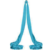 Darrahopens Outdoor Recreation > Fishing > Fishing Tackle VEVOR Aerial Silk & Yoga Swing, 10 m Length, Aerial Yoga Hammock Kit with 100gsm Nylon Fabric, Full Rigging Hardware & Easy Set-up Guide, Antigravity Flying for All Levels Fitness Bodybuilding, Blue