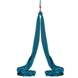 Darrahopens Outdoor Recreation > Fishing > Fishing Tackle VEVOR Aerial Silk & Yoga Swing, 8 m Length, Aerial Yoga Hammock Kit with 100gsm Nylon Fabric, Full Rigging Hardware & Easy Set-up Guide, Antigravity Flying for All Levels Fitness Bodybuilding, Green
