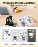 Darrahopens Outdoor Recreation > Fishing > Fishing Tackle VEVOR Button Maker Machine, 58 mm, Pin Maker Machine with 500pcs Button Parts, Circle Cutter, Hex Wrenches and Magic Book, Ergonomic Handle, for DIY Badges, Personalized Pins and Key Chains, Black