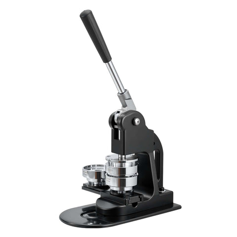 Darrahopens Outdoor Recreation > Fishing > Fishing Tackle VEVOR Button Maker Machine, 58 mm, Pin Maker Machine with 500pcs Button Parts, Circle Cutter, Hex Wrenches and Magic Book, Ergonomic Handle, for DIY Badges, Personalized Pins and Key Chains, Black
