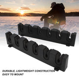 Darrahopens Outdoor Recreation > Fishing > Fishing Tackle Wall Mounted Fishing Rod Holder Display Rack Sturdy Fishing Rod Storage Stand