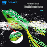 Darrahopens Outdoor Recreation > Fishing > Fishing Tackle ZQKLA Crank Frog Lure 5pcs, 3D Eye Soft Fishing Lures