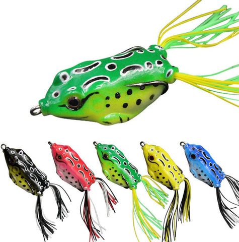 Darrahopens Outdoor Recreation > Fishing > Fishing Tackle ZQKLA Crank Frog Lure 5pcs, 3D Eye Soft Fishing Lures