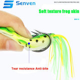 Darrahopens Outdoor Recreation > Fishing > Fishing Tackle ZQKLA Crank Frog Lure 5pcs, 3D Eye Soft Fishing Lures