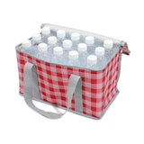 Darrahopens Outdoor Recreation > Iceboxes & Coolers > Cooler bags 2 Pack Insulated Picnic Lunch Bags, Checkered Thermal Food Storage Totes, Yellow