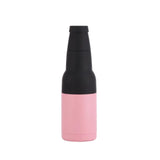 Darrahopens Outdoor Recreation > Iceboxes & Coolers > Cooler bags 3-in-1 Beer Bottle Insulated Tumbler and Can Cooler with Bottle Opener – Double Wall Stainless Steel Soda Can Insulator & Holder for Car Outdoor Beverage Storage, 12oz Pink